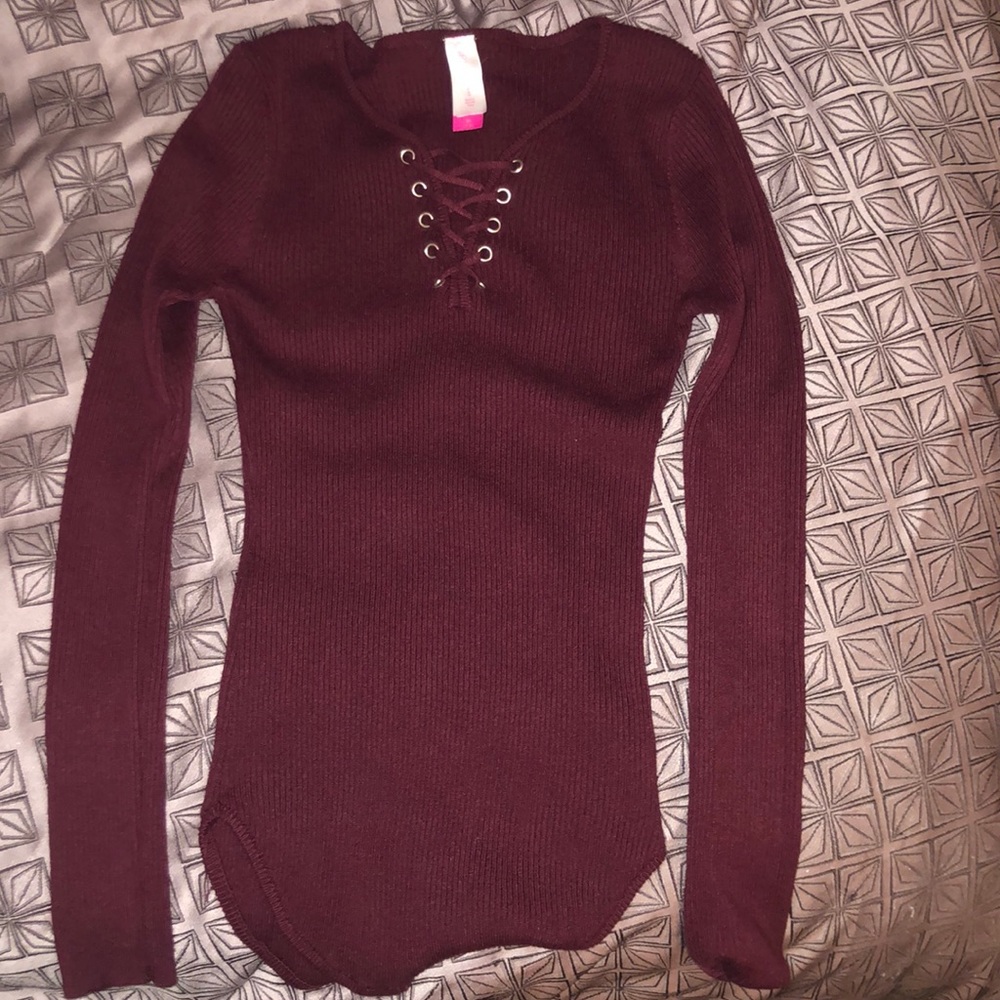 Maroon long sleeve
